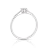 Thumbnail Image 2 of 9ct White Gold 0.10ct Diamond Solitaire Ring