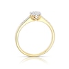 Thumbnail Image 2 of 9ct Yellow Gold 0.15ct Diamond Round Cluster Ring