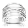 Thumbnail Image 1 of Sterling Silver Multi-Band Ring Size N