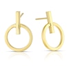 Thumbnail Image 0 of 9ct Yellow Gold Large Open Circle Stud Earrings