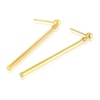 Thumbnail Image 1 of 9ct Yellow Gold Straight Bar Drop Earrings
