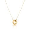 Thumbnail Image 0 of 9ct Yellow Gold Interlocked Knot Pendant Necklace