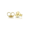 Thumbnail Image 1 of 9ct Yellow Gold & Cubic Zirconia 3-Stone Bar Stud Earrings