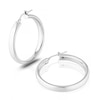 Thumbnail Image 0 of Sterling Silver Large Hoop Earrings