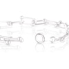 Thumbnail Image 2 of Sterling Silver Horseshoe Link Chain Bracelet