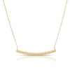 Thumbnail Image 1 of 9ct Yellow Gold Sparkle Bar Necklace