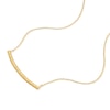 Thumbnail Image 2 of 9ct Yellow Gold Sparkle Bar Necklace