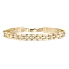 Thumbnail Image 1 of 9ct Yellow Gold 7.25 Inch Panther Chain Bracelet