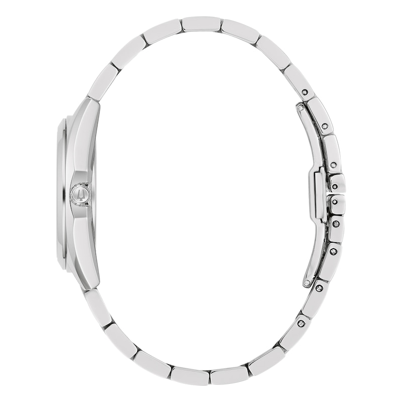 Bulova Surveyor Diamond Ladies' Stainless Steel Bracelet Watch