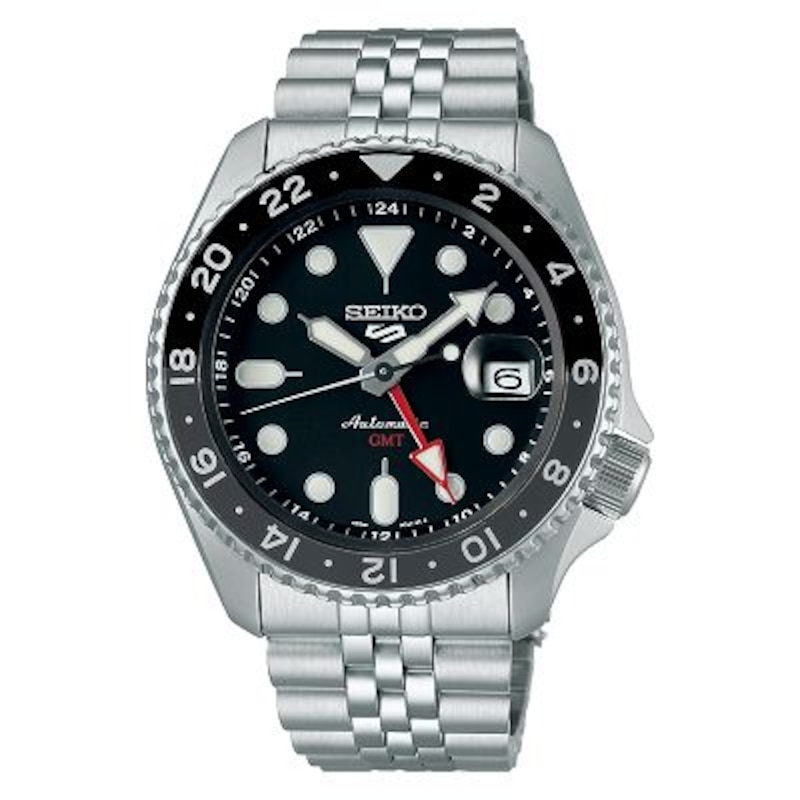 Main Image 1 of Seiko 5 Sports Black Grape GMT SKX Stainless Steel Watch