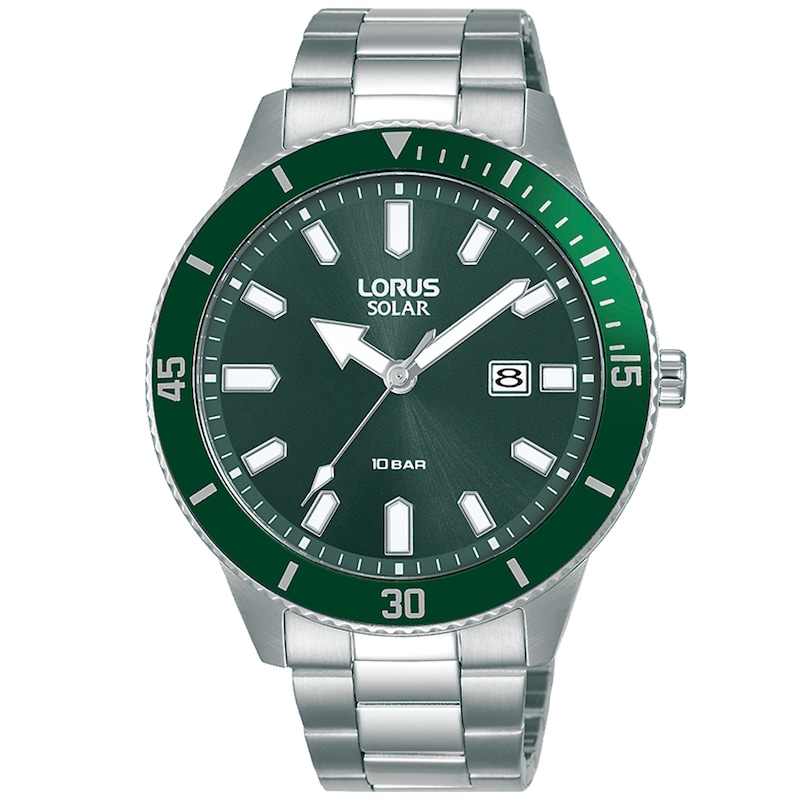 Main Image 1 of Lorus Solar Stainless Steel Bracelet Watch