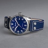 Thumbnail Image 1 of Accurist Men's Aviation 41mm Dial Blue Leather Strap Watch