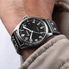 Thumbnail Image 8 of Accurist Men's Aviation 41mm Dial Black Leather Strap Watch