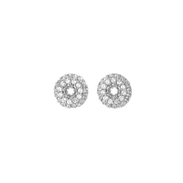 Hot Diamonds Sterling Silver White Topaz & Diamond Forever Studs