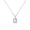 Thumbnail Image 1 of Hot Diamonds Echo Sterling Silver White Topaz & Diamond Pendant