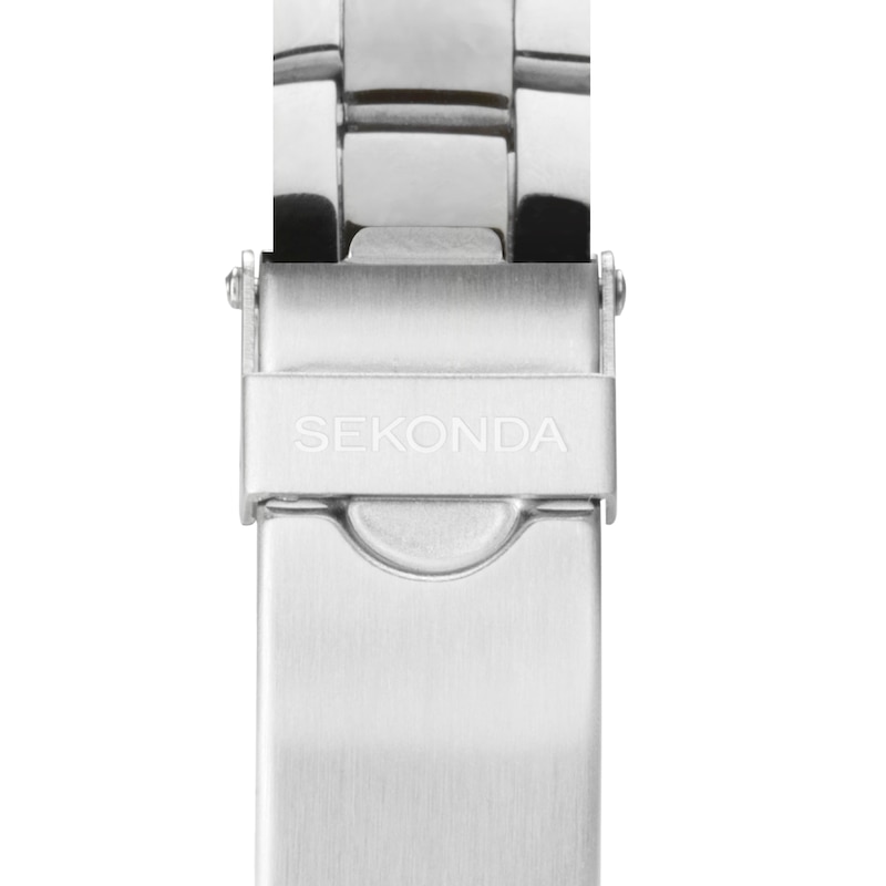 Main Image 6 of Sekonda Catherine Ladies' Crystal Blue Mother of Pearl Silver Watch