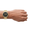Thumbnail Image 3 of Armani Exchange Men's Black Dial Gold Tone Bracelet Watch