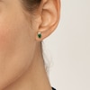 Thumbnail Image 5 of Fossil Sadie Festive Shine Gold Tone Green Crystal Earrings