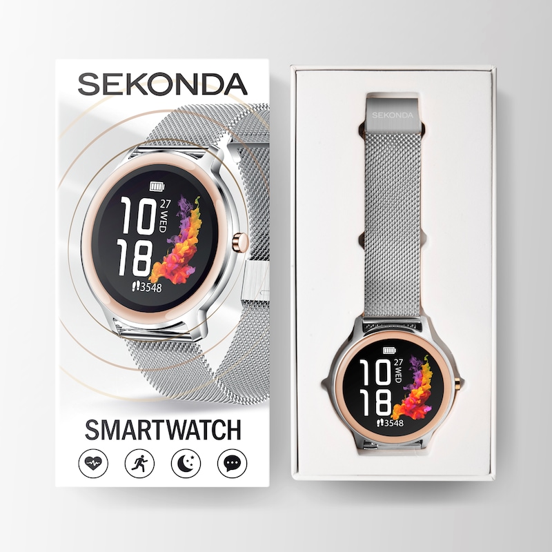 Main Image 4 of Sekonda Flex Stainless Steel Bracelet Smart Watch