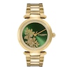 Thumbnail Image 1 of Olivia Burton Ladies' T-Bar Florals Gold Tone Watch