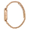 Thumbnail Image 3 of Olivia Burton Ladies' T-Bar Florals Rose Gold Tone Watch