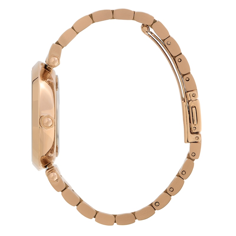 Main Image 3 of Olivia Burton Ladies' T-Bar Florals Rose Gold Tone Watch