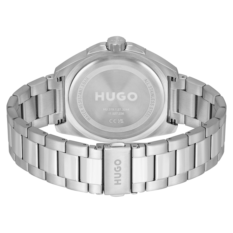 HUGO #VISIT Men's Stainless Steel Bracelet Watch