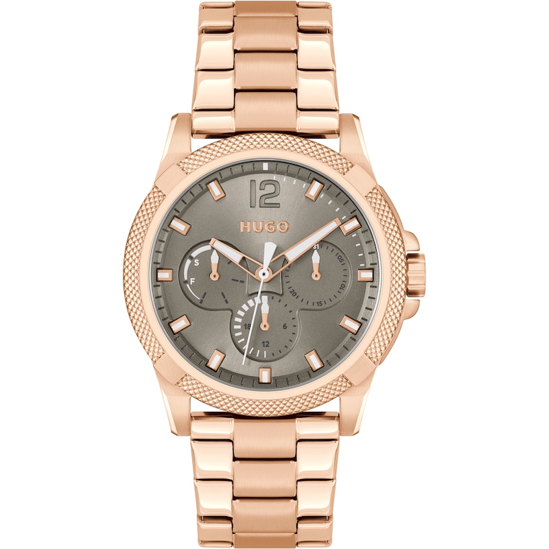 Main Image 1 of HUGO #IMPRESS Ladies' Carnation Gold Tone Bracelet Watch