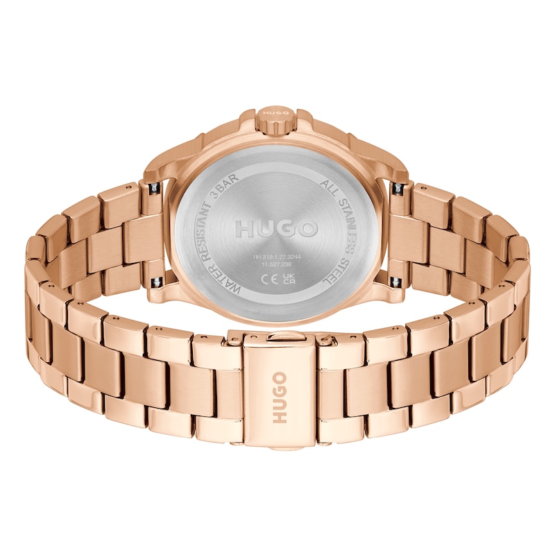 Main Image 2 of HUGO #IMPRESS Ladies' Carnation Gold Tone Bracelet Watch