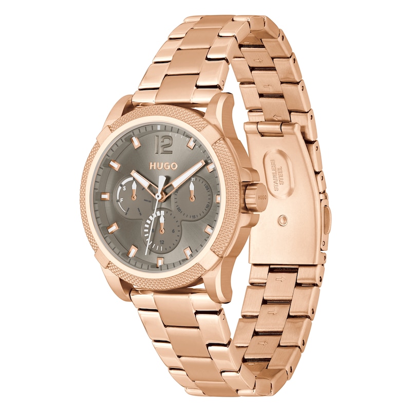 Main Image 3 of HUGO #IMPRESS Ladies' Carnation Gold Tone Bracelet Watch