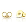 Thumbnail Image 2 of 9ct Yellow Gold Cubic Zirconia Open Circle Stud Earrings