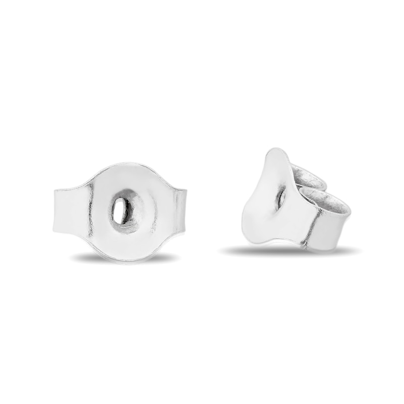 Sterling Silver Knot Circle Stud Earrings