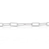 Thumbnail Image 1 of Sterling Silver Textured Paper Link Chain Bracelet