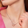 Thumbnail Image 3 of Olivia Burton Two-Tone Crystal Interlink Necklace