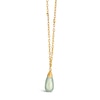 Thumbnail Image 1 of Le Vian 14ct Yellow Gold Prehnite 0.02ct Diamond Pendant