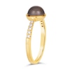 Thumbnail Image 3 of Le Vian 14ct Yellow Gold Moonstone 0.09ct Diamond Ring