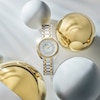 Thumbnail Image 6 of Bulova Classic Duality Ladies' Two-Tone Stainless Steel Watch And Strap Box Set