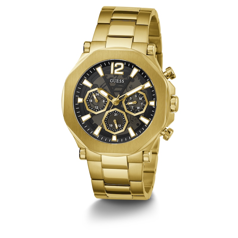 Main Image 2 of Guess Edge Men's Chronograph Dial Gold Tone Bracelet Watch