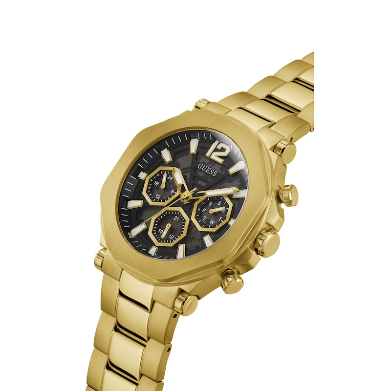 Main Image 3 of Guess Edge Men's Chronograph Dial Gold Tone Bracelet Watch