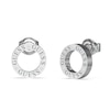 Thumbnail Image 1 of Guess Rhodium Plated Pavé Set Crystal Stud Earrings