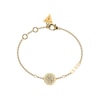 Thumbnail Image 1 of Guess 4G Gold Tone Pavé Set Crystal Coin Bracelet