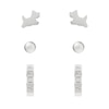 Thumbnail Image 0 of Radley Ladies Sterling Silver Triple Pack Earring Set