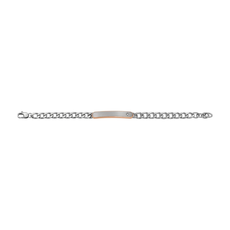 Fossil Men's Classic Two-Tone Stainless Steel Chain Bracelet