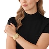 Thumbnail Image 5 of Michael Kors Runway LadiesÃ¢ Gold Tone Bracelet Watch