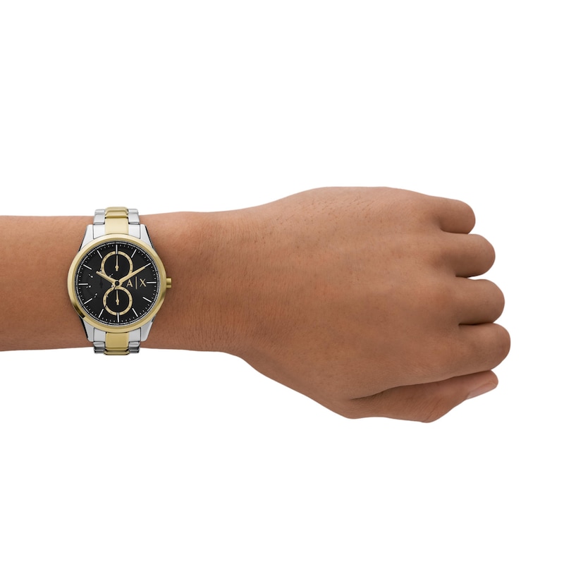 Armani Exchange Men's Two Tone Bracelet Watch