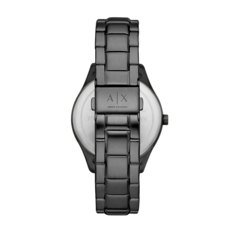 Armani Exchange Men's Black Stainless Steel Bracelet Watch | H.Samuel