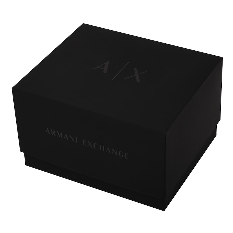 Armani Exchange Men's Gold Tone Bracelet & Watch Gift Set