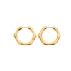 Thumbnail Image 1 of Hot Diamonds X Jac Jossa Fluid Gold Plated Diamond Earrings