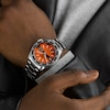 Thumbnail Image 2 of Seiko 5 Sports Men's Orange Dial Stainless Steel Bracelet Watch