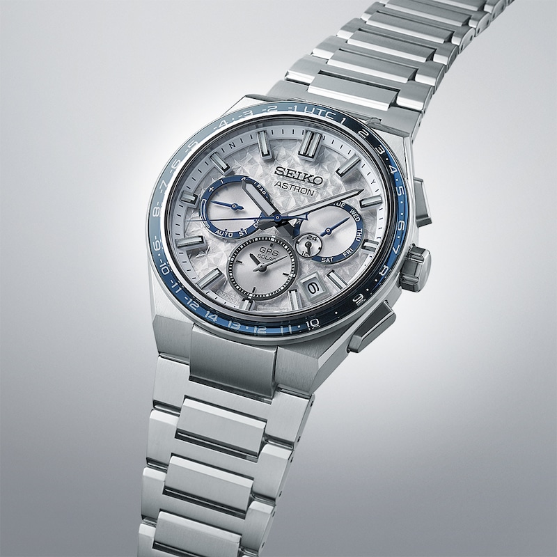 Seiko Astron Solar 5x Dual Limited Edition Men's Titanium Bracelet Watch
